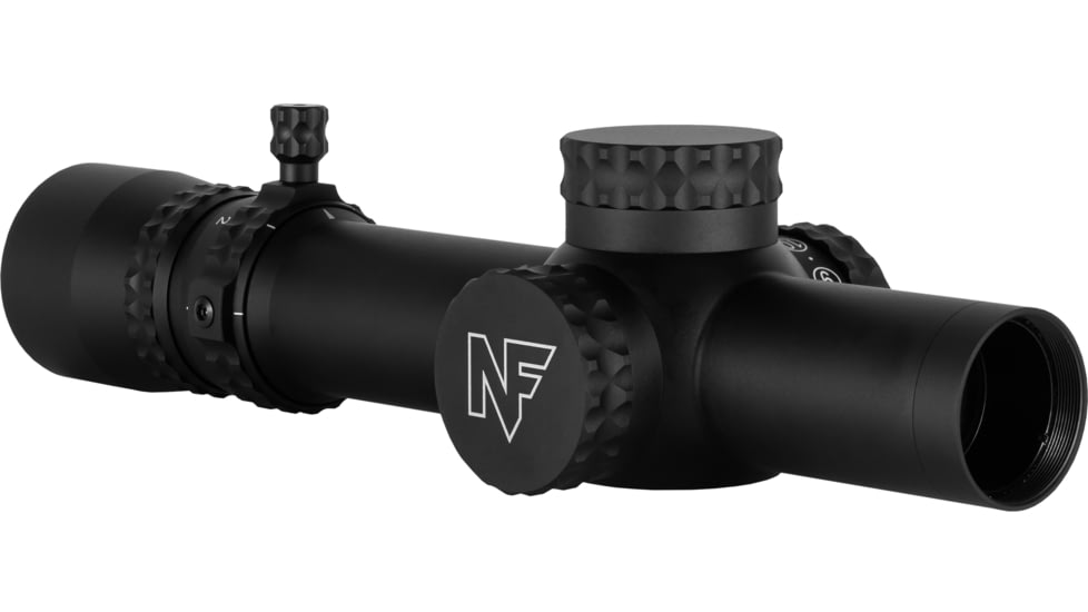 NightForce NX8 Capped E/W Rifle Scope, 1-8x24mm, 30mm Tube, FC-DMx Reticle, Black, C654