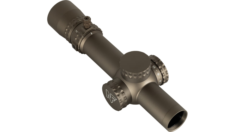 NightForce NX8 Capped E/W Rifle Scope, 1-8x24mm, 30mm Tube, FC-DMx Reticle, Dark Earth, C663