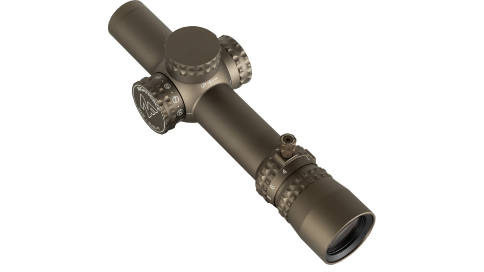 NightForce NX8 Capped E/W Rifle Scope, 1-8x24mm, 30mm Tube, FC-DMx Reticle, Dark Earth, C663
