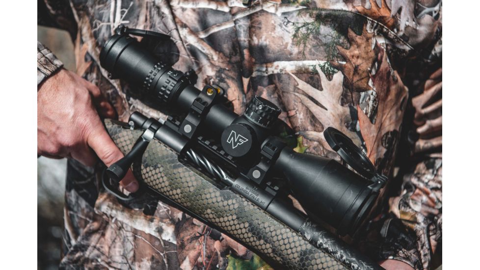 NightForce NX8 Rifle Scope, 2.5-20x50mm, First Focal Plane, .250 MOA, MOAR Reticle, Black, C622