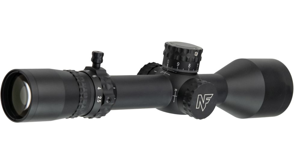NightForce NX8 Rifle Scope, 2.5-20X50mm, 30mm Tube, First Focal Plane, F1, ZeroStop, .1 Mil-Radian , DigIllum, Mil-XT Reticle, C632
