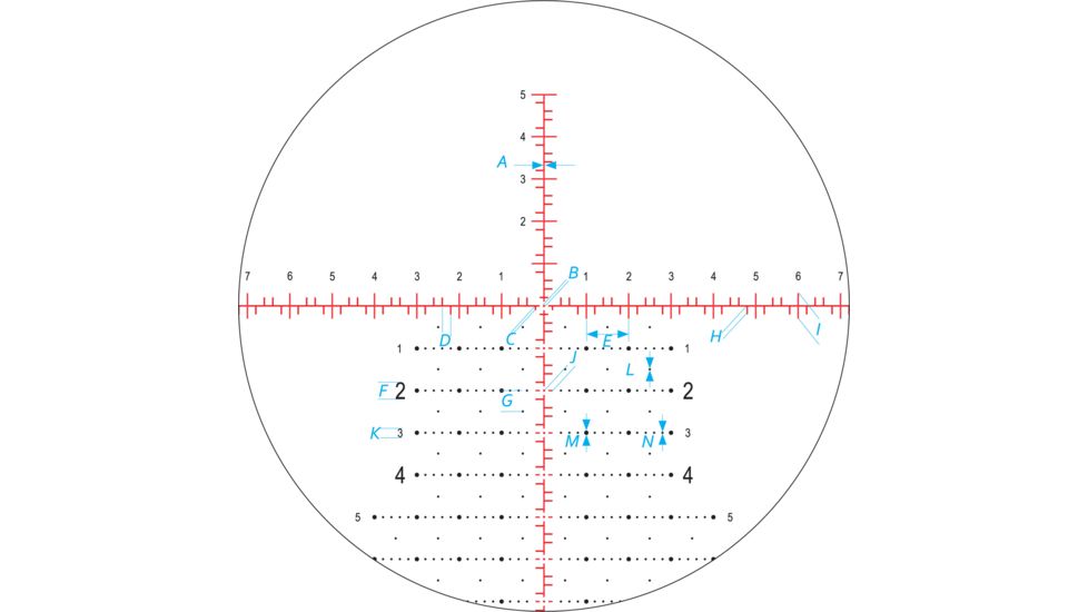 NightForce NX8 Rifle Scope, 2.5-20X50mm, 30mm Tube, First Focal Plane, F1, ZeroStop, .1 Mil-Radian , DigIllum, Mil-XT Reticle, C632