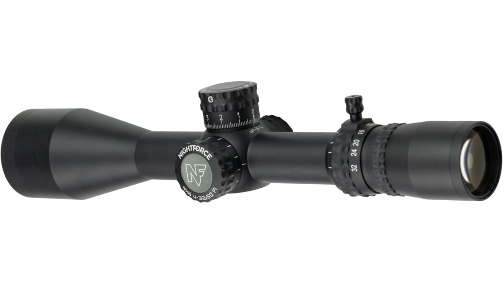 NightForce NX8 Rifle Scope, 4-32X50mm, 30mm Tube, First Focal Plane, F1, ZeroStop, .1 Mil-Radian, DigIllum, PTL, Mil-XT Reticle, C634