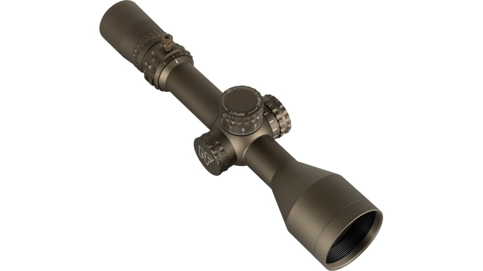 NightForce NX8 ZeroStop Rifle Scope, 2.5-20mm, 30mm Tube, F1/FFP, MIL-XT Reticle, Dark Earth, C665