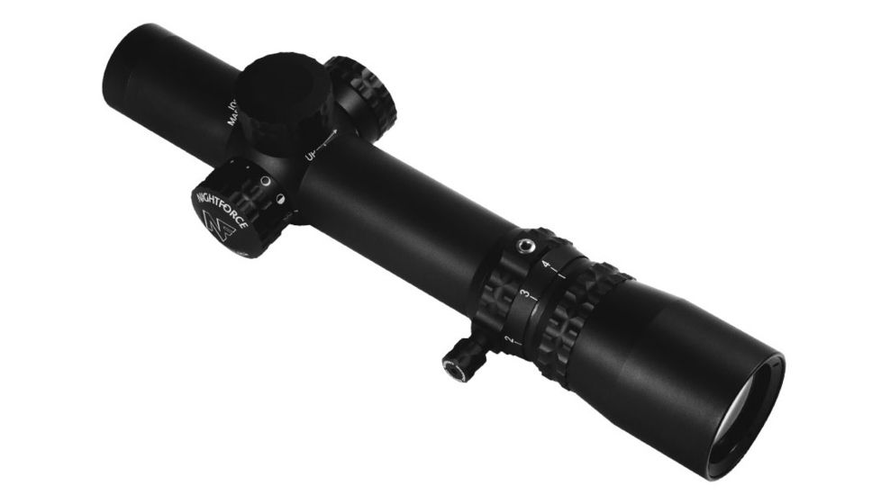 Demo,Nightforce NXS 1-4x24mm Compact Rifle Scope,.250 MOA,NVD - PTL w/Mil-Dot ReticleC495-DEMO