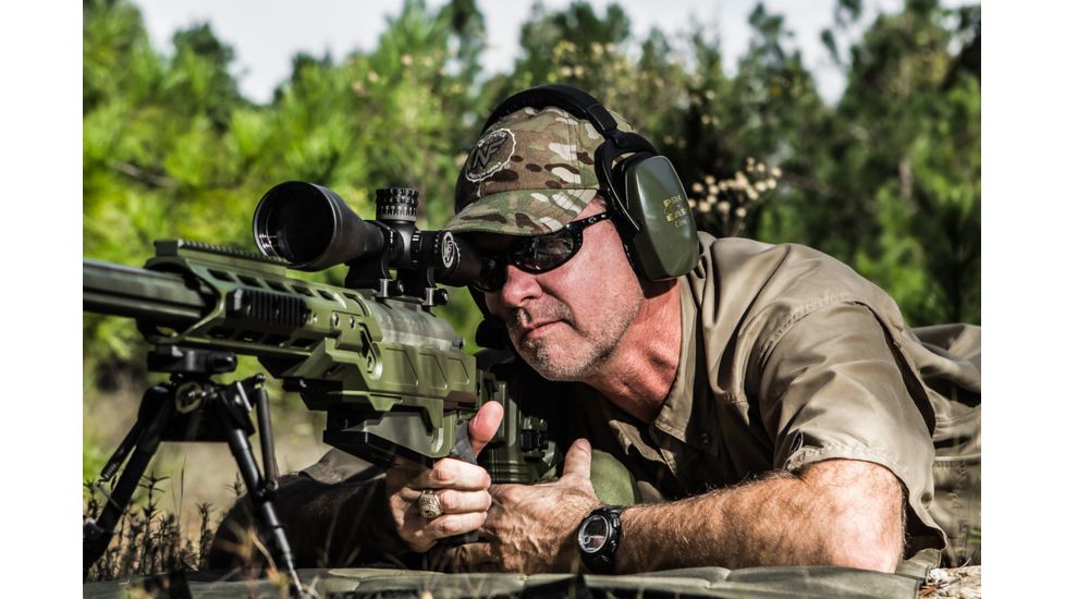 NightForce NXS 5.5-22x56 w/ NP-2DD and .10 Mil-Radian ZS - Hi-Speed