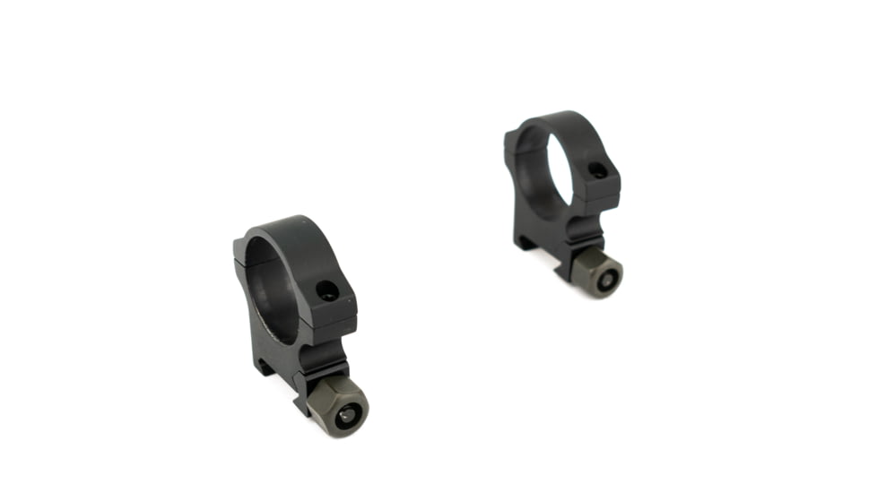 NightForce Standard Duty Rifle Scope Ring Set, Black, 30mm,1.0in,Medium A417