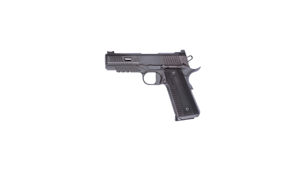 Nighthawk Custom Agent-2-Commander Pistol, 9mm Luger, 4.25in barrel, forged carbon steel frame, custom G10 grip, recoil operated semi-automatic, fiber-optic front, Heinie rear, 10 round magazine, NCFA2CR9MM4.251FRRMPG