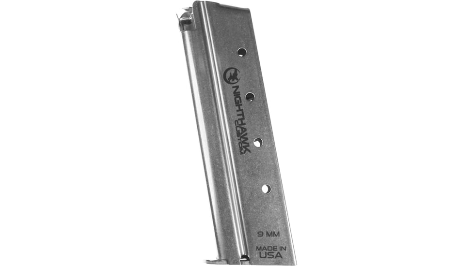 Nighthawk Custom 9mm, Gov., 9 Round, Rounded Front, No Base Pad, MG0061