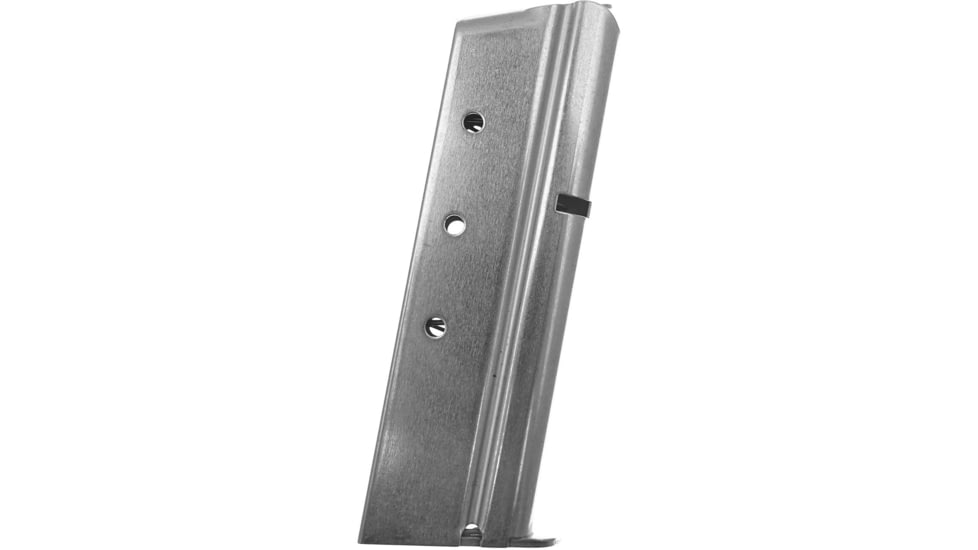 Nighthawk Custom 9mm, Officer, Stainless, 8 Round, Welded Base, Flat Follower, No Base Pad, MG0040