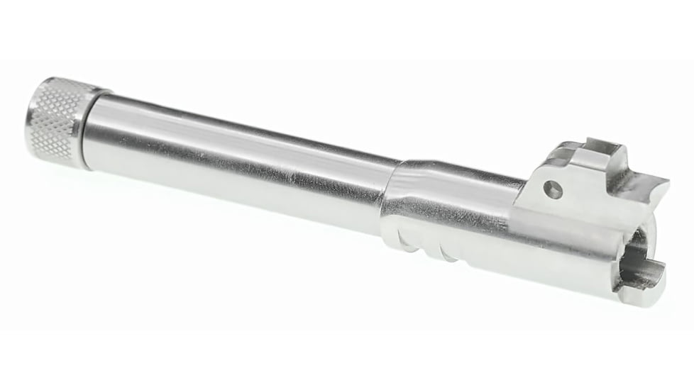 Nighthawk Custom Barrel, Threaded, Commander, 9mm, Ramped, w/.578 X 28 Threads, 5.755in OAL, Stainless, Fully Machined, SP0040