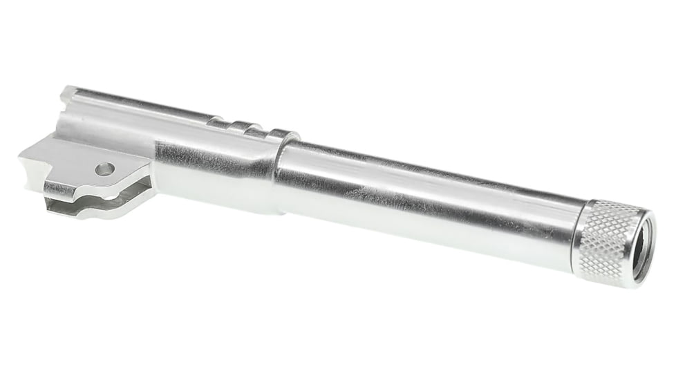 Nighthawk Custom Barrel, Threaded, Commander, 9mm, Ramped, w/.578 X 28 Threads, 5.755in OAL, Stainless, Fully Machined, SP0040