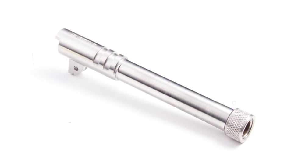Nighthawk Custom Barrel, Threaded, Gov., .45 ACP w/.578 X 28 Threads 5.755in OAL, Stainless, Fully Machined, SP0037
