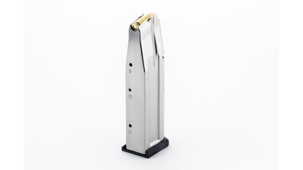 Nighthawk Custom Double Stack Pistol Magazine, 1911, 9mm, 17 Rounds, Stainless, MG0070-17RD