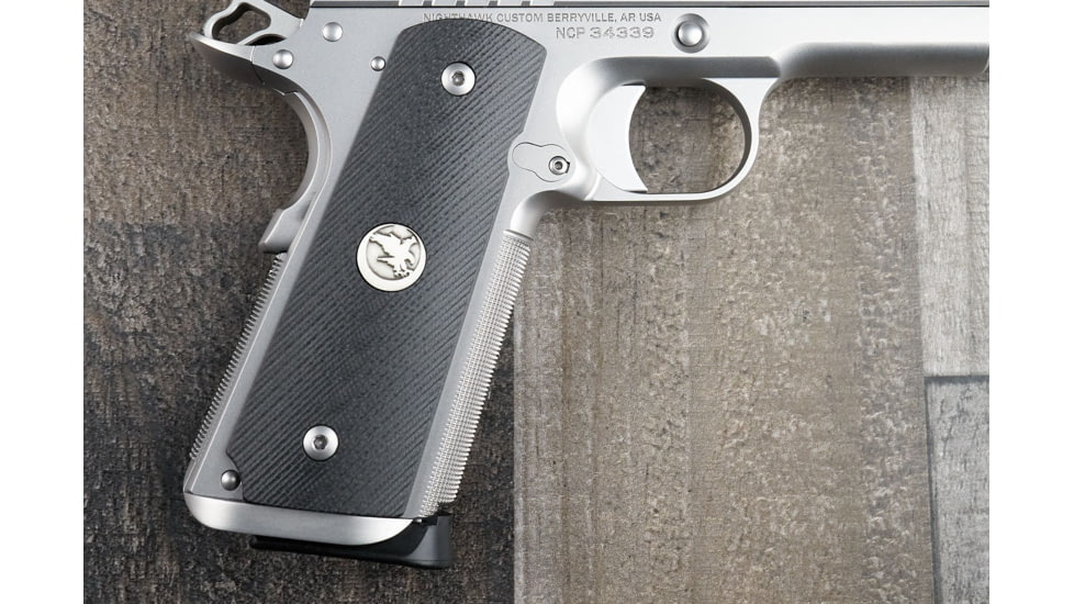 Nighthawk Custom Gov, 320, G10, Black, Super Scoop, Medallion, G206