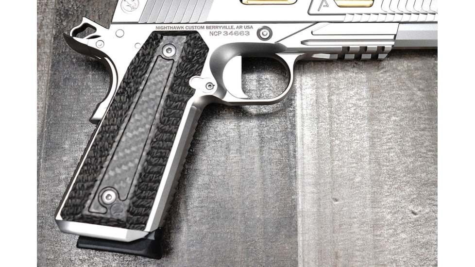 Nighthawk Custom Gov, Railscales, Agent2, Carbon Fiber, No Logo, G211-C