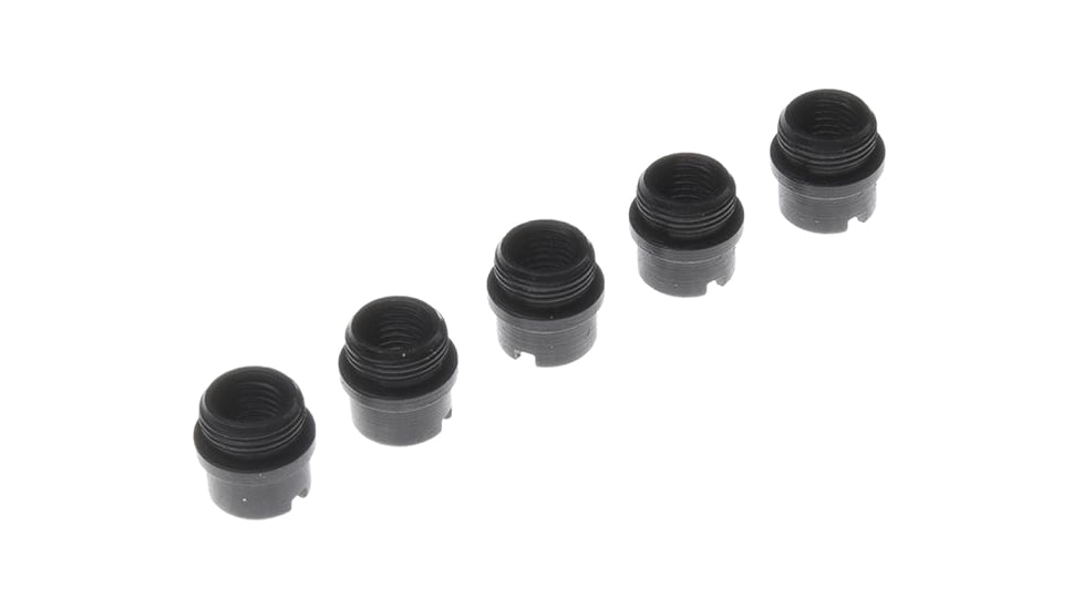 Nighthawk Custom Grip Screw Bushings, Carbon, Fully Machined, Thin, Pack of 4, SP0163