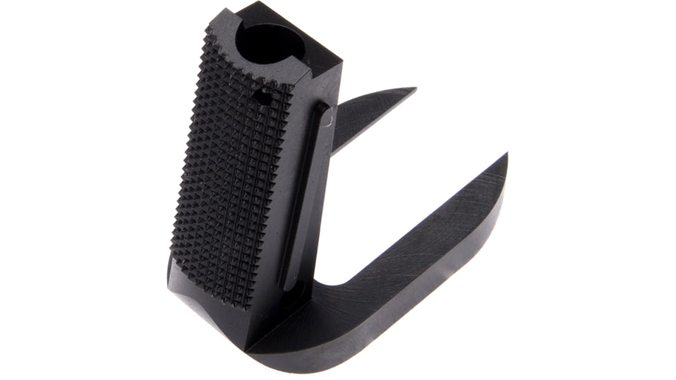 Nighthawk Custom Mainspring Housing and Magwell, One Piece, Officer, 20 LPI Checkering, Fully Machined, Carbon, SP0250-2