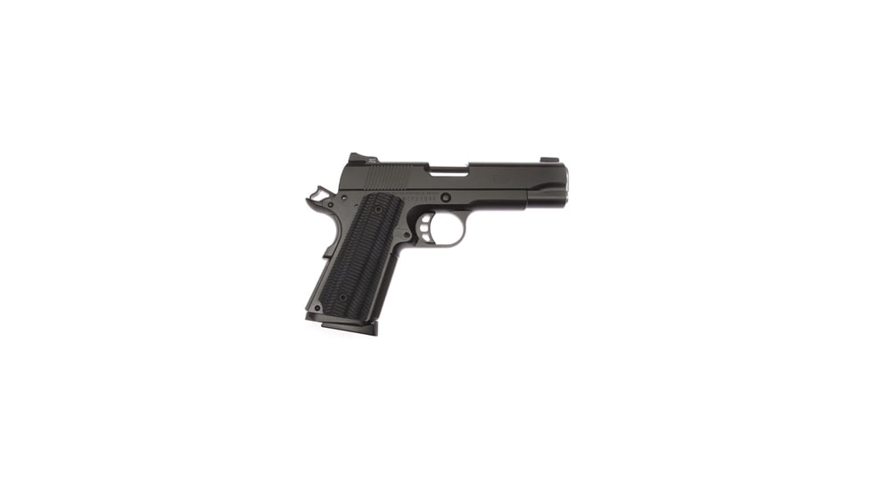 Nighthawk Custom T3 Pistol, .45 ACP, 4.25in barrel, black finish steel frame, custom G10 grip, recoil operated semi-automatic, 3-dot tritium, 7 round magazine, NCF-T3-45-4.25-1-FRRMPG
