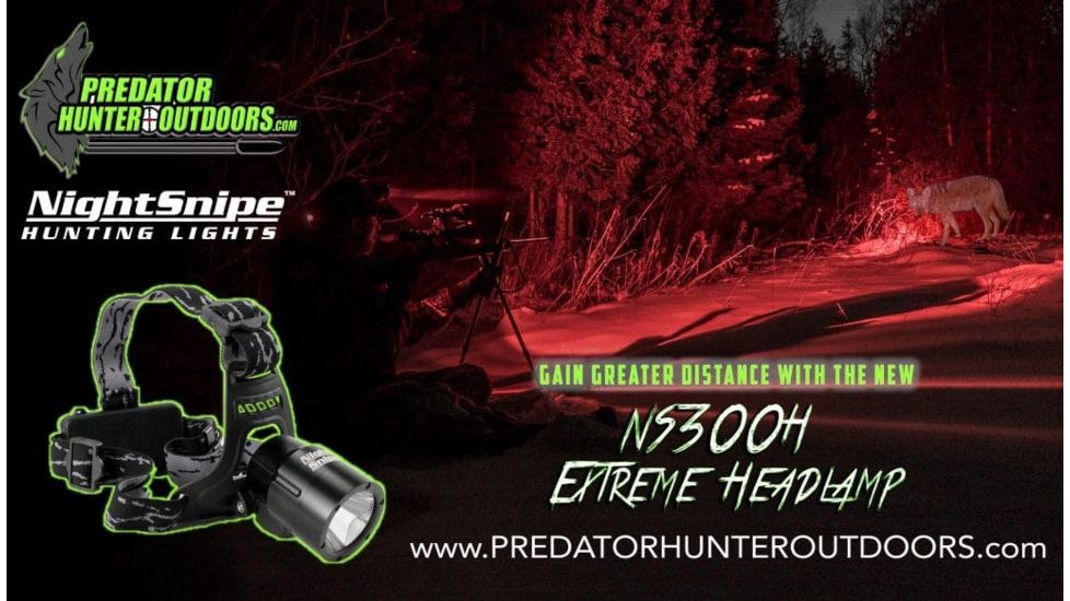 NightSnipe Class 2 Headlamp Kit, Red, Green, White, C2HRGW7529