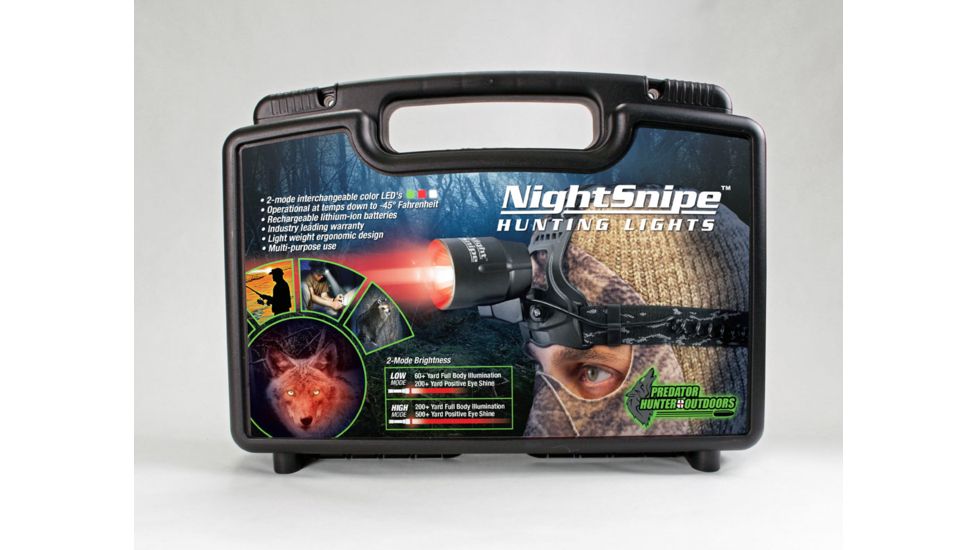 NightSnipe Class 2 Headlamp Kit, Red, Green, White, C2HRGW7529