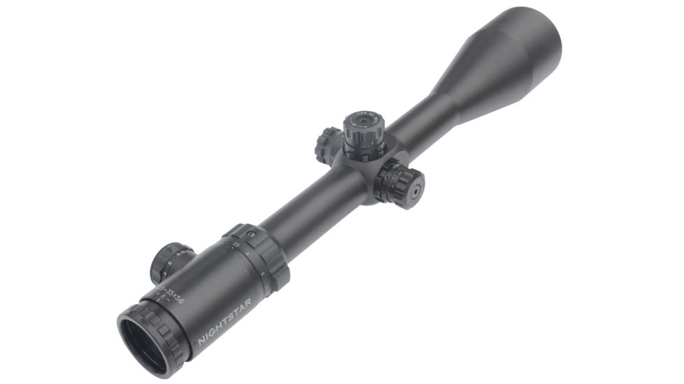 NightStar 2.5-35x56mm SFIR Rifle Scope - Mil Dot, Black NS253556