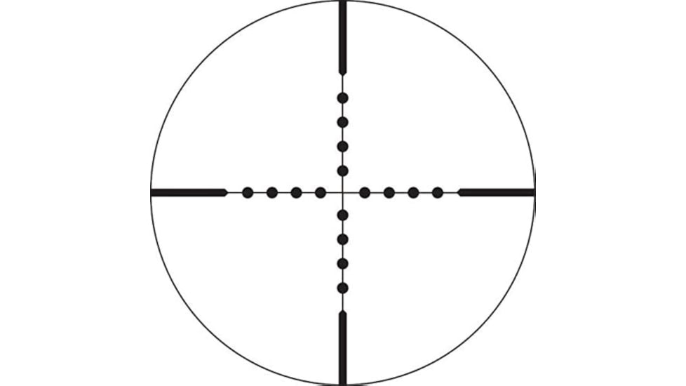 NightStar 4-12x40mm 30mm Tube Rifle Scope, Second Focal Plane, Black, NS11151