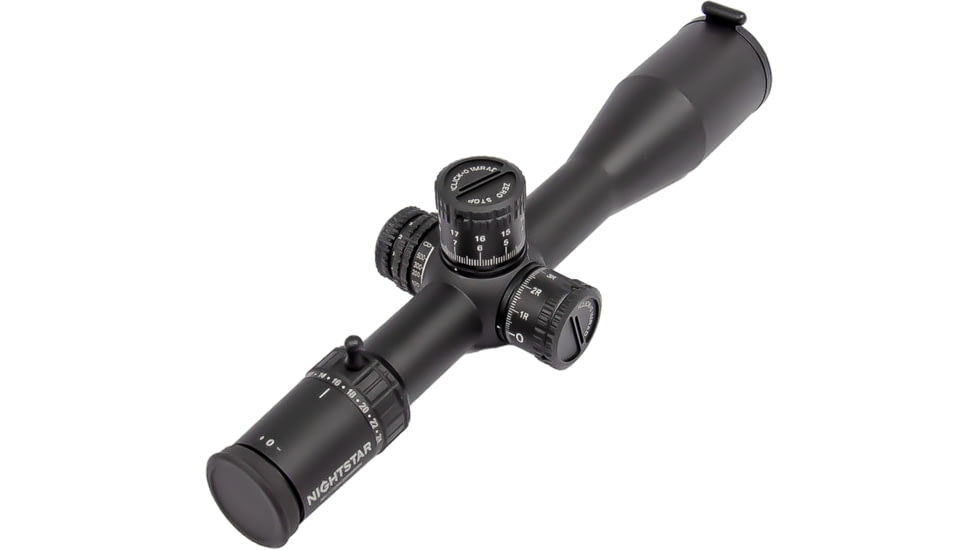 NightStar 6-24x50mm 34mm Tube Rifle Scope, Fist Focal Plane, MRAD Reticle, Black, NS11218