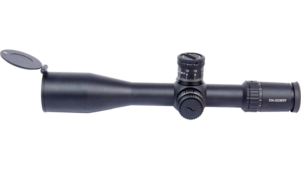 NightStar 6-24x50mm 34mm Tube Rifle Scope, Fist Focal Plane, MRAD Reticle, Black, NS11218