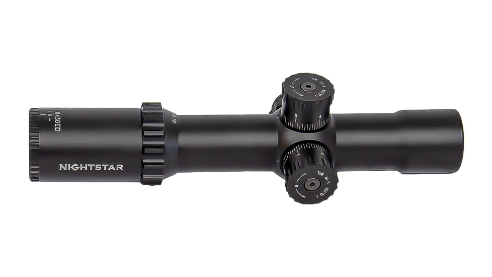 NightStar EDIRF 1-10x30mm Rifle Scope, 35mm Tube, First Focal Plane, Black, Illuminated Reticle, MOA, NS11206