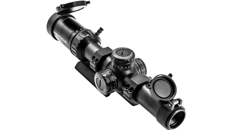 NightStar 1-10x24mm LPVO 30mm Tube Riflescope, First Focal Plane Scope w/Bipod Combo