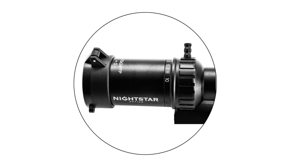 NightStar 1-10x24mm LPVO 30mm Tube Riflescope, First Focal Plane Scope w/Bipod Combo