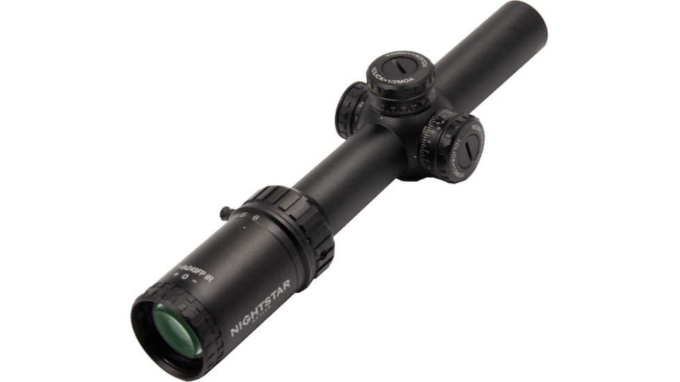 NightStar 1-6x24mm LPVO 30mm Tube Riflescope, Second Focal Plane