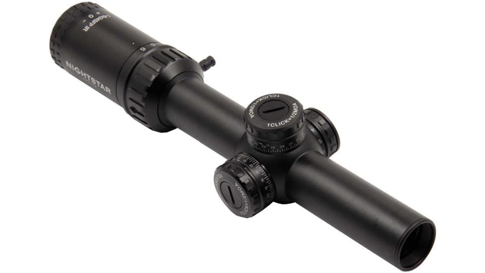NightStar 1-6x24mm LPVO 30mm Tube Riflescope, Second Focal Plane