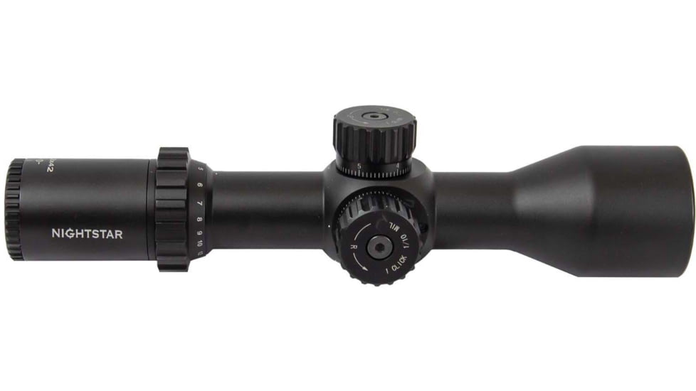 NightStar 3-12x42mm 30mm Tube Riflescope, First Focal Plane, Illuminated Mil-Dot, Black, NS11214