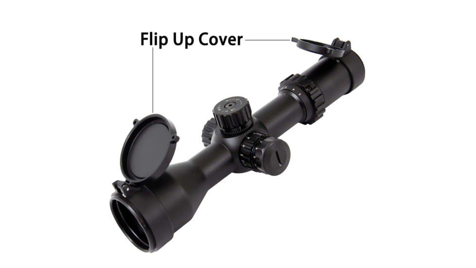 NightStar 3-12x42mm 30mm Tube Riflescope, First Focal Plane, Illuminated Mil-Dot, Black, NS11214