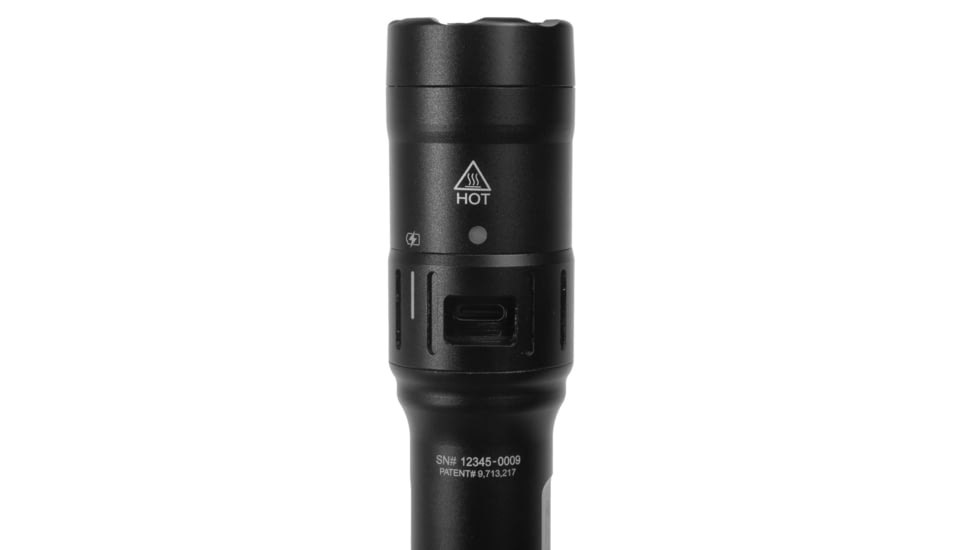Nightstick BARRAGE USB Tactical Flashlight, 900 Lumen, 3 Hour Run Time, Matte Finish, Black