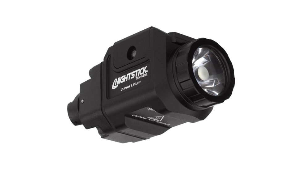 Nightstick Compact Tactical Weapon-Mounted Light, CR123, Black, TCM-550XL