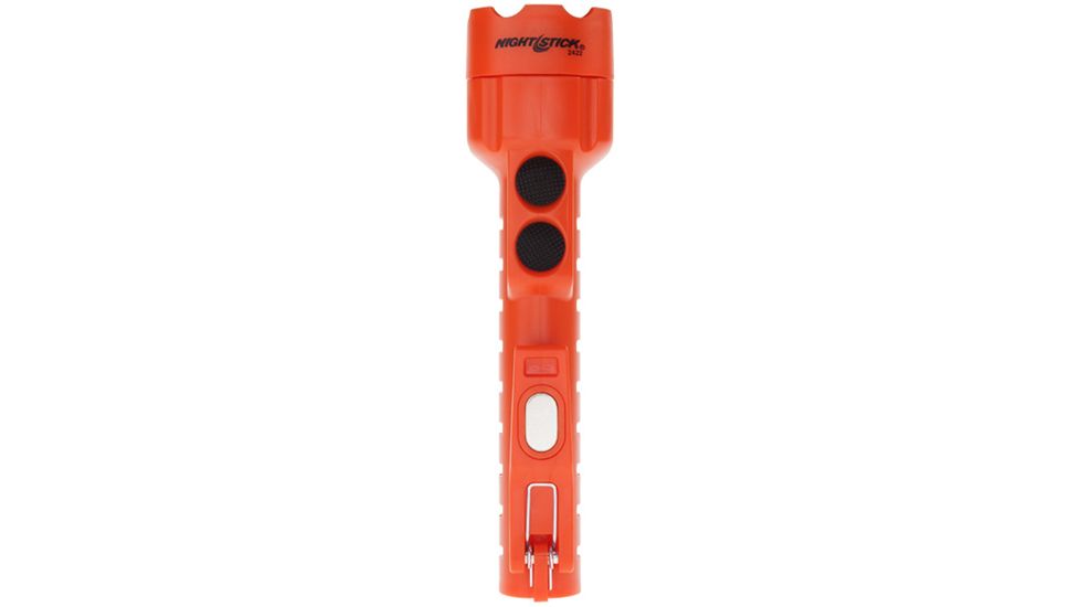 Nightstick Dual-Light 3AA Flashlight w/Dual Magnets,235 Lumens,Red NSP-2422R