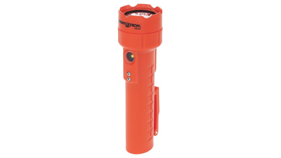 Nightstick Dual-Light Flashlight w/Dual Magnets,Rechargeable,350 Lumens,Red NSR-2522RM