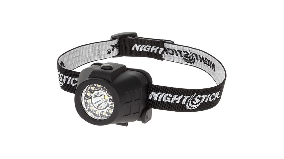Nightstick Dual Light LED 3 AAA Headlamp,80 Lumens,Black NSP-4604B