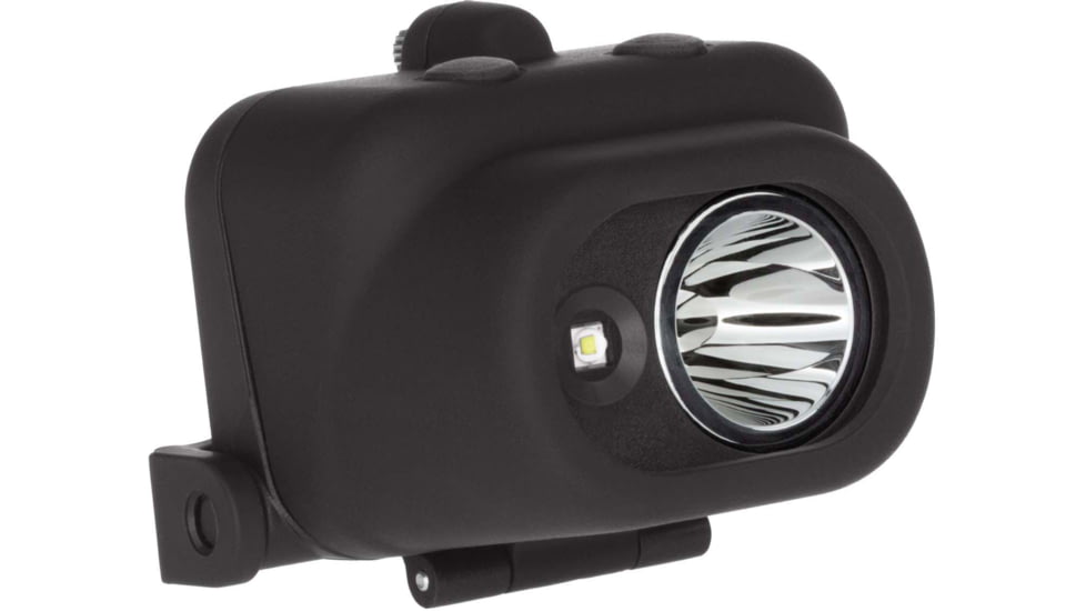 Nightstick Dual-Light Multi-Function 3AAA Headlamp w/Clip &amp; Hard Hat Mount, Non Rechargeable, 180 Lumens, Black NSP-4608BC