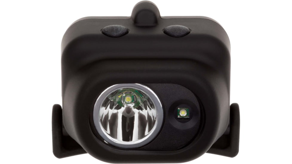 Nightstick Dual-Light Multi-Function 3AAA Headlamp w/Clip &amp; Hard Hat Mount, Non Rechargeable, 180 Lumens, Black NSP-4608BC