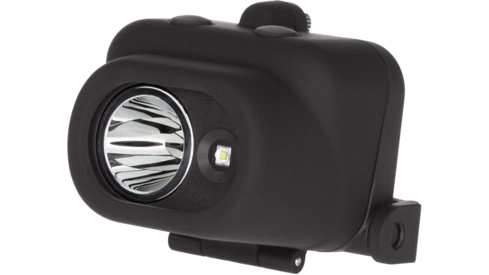 Nightstick Dual-Light Multi-Function 3AAA Headlamp w/Clip &amp; Hard Hat Mount, Non Rechargeable, 180 Lumens, Black NSP-4608BC