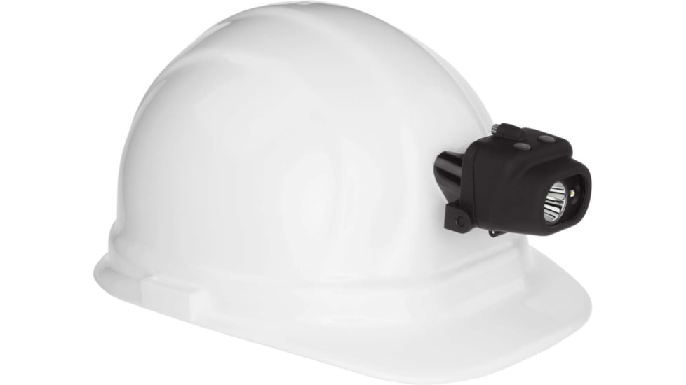 Nightstick Dual-Light Multi-Function 3AAA Headlamp w/Clip &amp; Hard Hat Mount, Non Rechargeable, 180 Lumens, Black NSP-4608BC