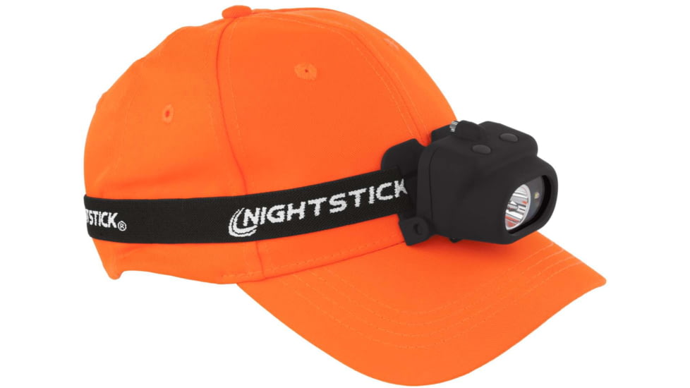 Nightstick Dual-Light Multi-Function 3AAA Headlamp w/Elastic Strap, Non Rechargeable, 180 Lumens, Black NSP-4608B
