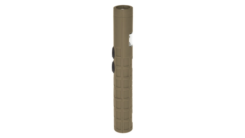 Nightstick Dual-Switch Dual-Light 2AAA Flashlight,90 Lumens,Tan NSP-1400T