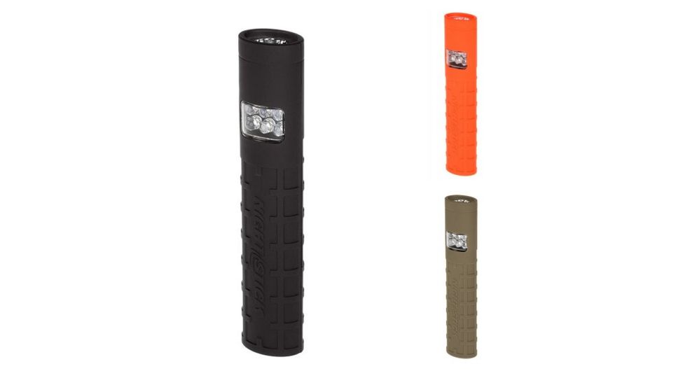 Nightstick Dual-Switch Dual-Light Flashlight, Black, Red, Tan