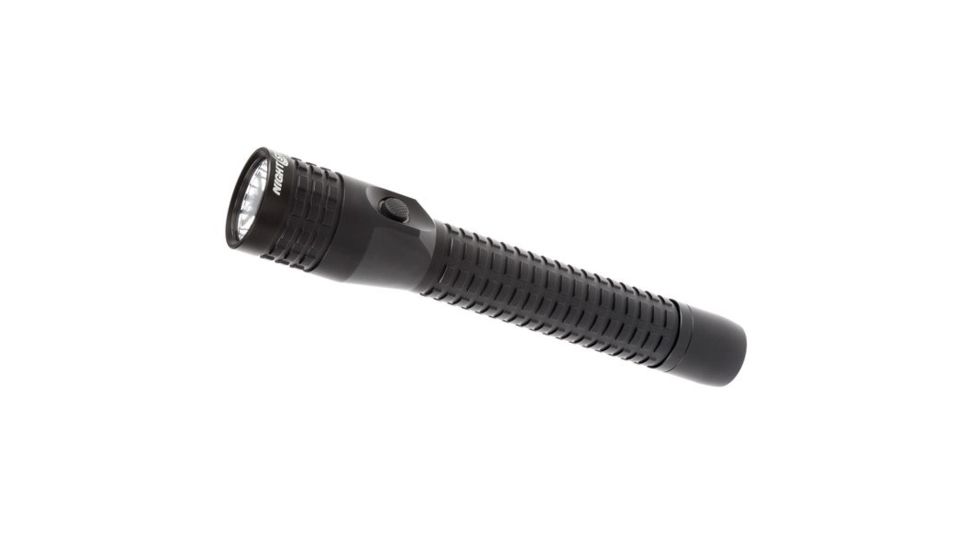 Nightstick Duty Size Multi Function Metal LED Flashlight,Rechargeable,AC/DC Adapter,650 Lumens,Black NSR-9614XL