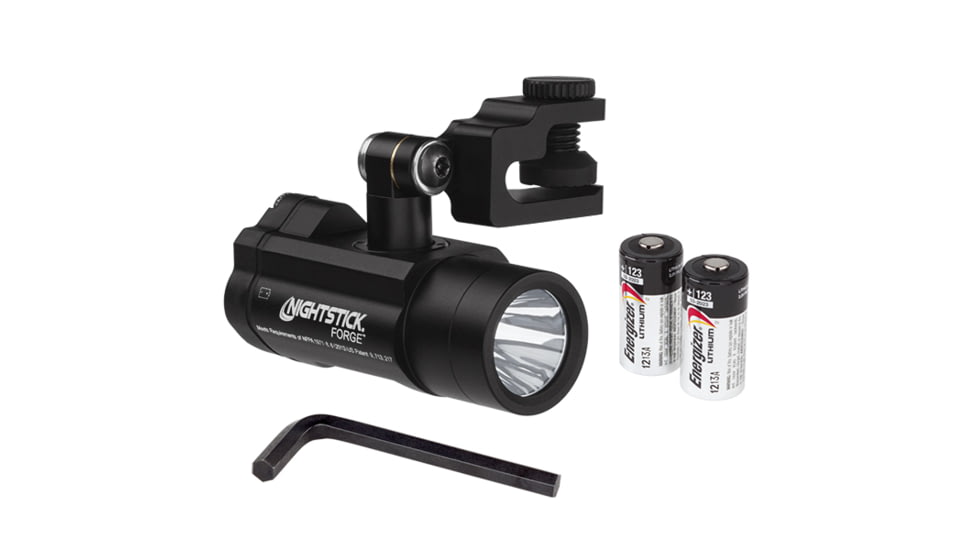 Nightstick FORGE Helmet-Mounted Multi-Function Flashlight, Black, NSP-4640B